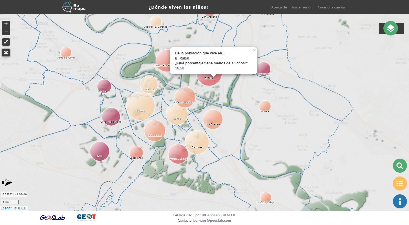 BEMAPS: TELL IT WITH MAPS