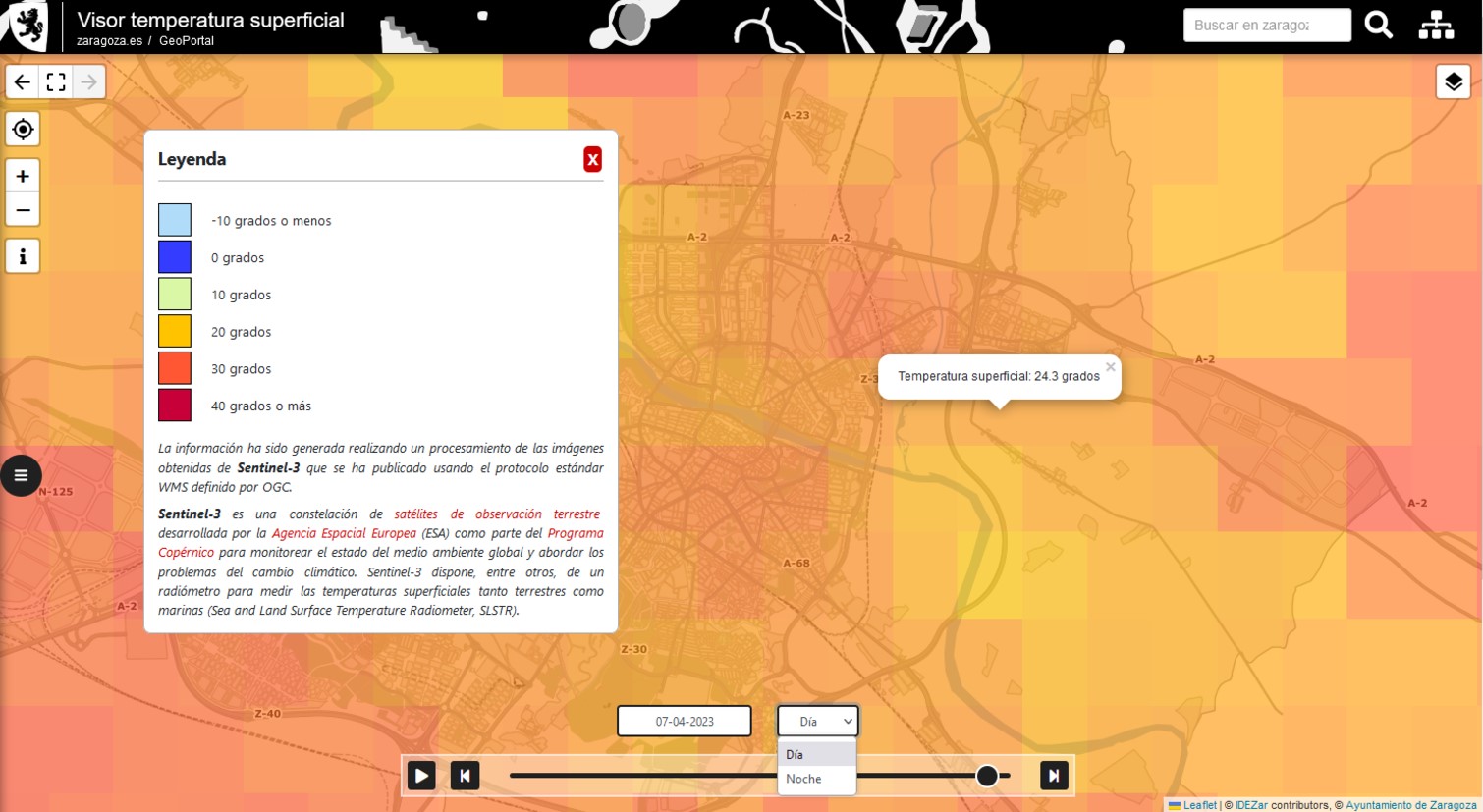 MONITORIZACIÓN DE LA TEMPERATURA CON DATOS SATÉLITE